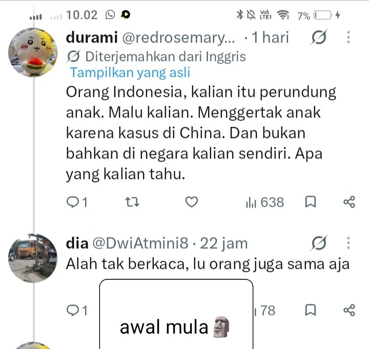 DwiAtmini8's tweet photo. @redhaemster No no ya kk, maafkanlah🗿 https://t.co/NmhrNgxMq4