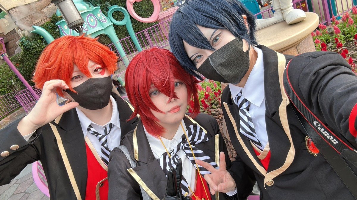 ao1__rose's tweet photo. 10月23日🏰
🌹♥♠でインパしてました❣️

 #Dハロ2026仮装 
 #Dハロツイステ仮装2026 https://t.co/yqfDSer83v