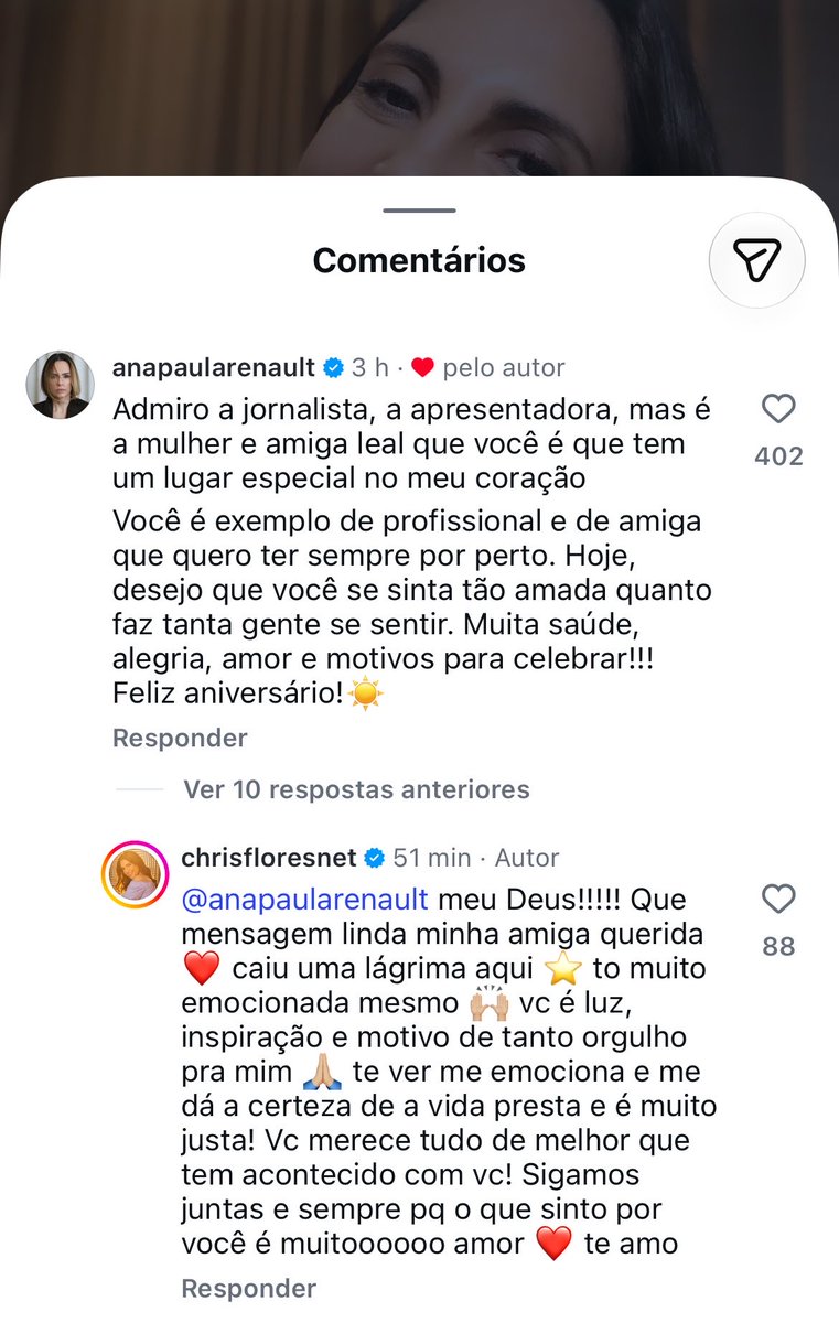 belwss's tweet photo. uma amizade que eu amo, que me emociona e é tão genuína (no programa melhor da tarde a chris foi tão incrível gritando pro brasil todo o quanto amava a ana e torcia por ela) 😭💘 https://t.co/UMYHaR2lfW