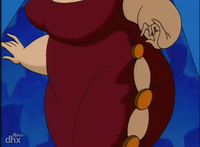 CDelorme283669's tweet photo. #FreakyStories #Cartoon #WG 
In one of my favourite segments of Freaky Stories called Diet Pill
A beauty contestant swells up like a water balloon 💧🎈
due to her diet pills being sponges and drinking a ton of water.
Quit a lovely WG scene😘 https://t.co/jk8LswM5ol