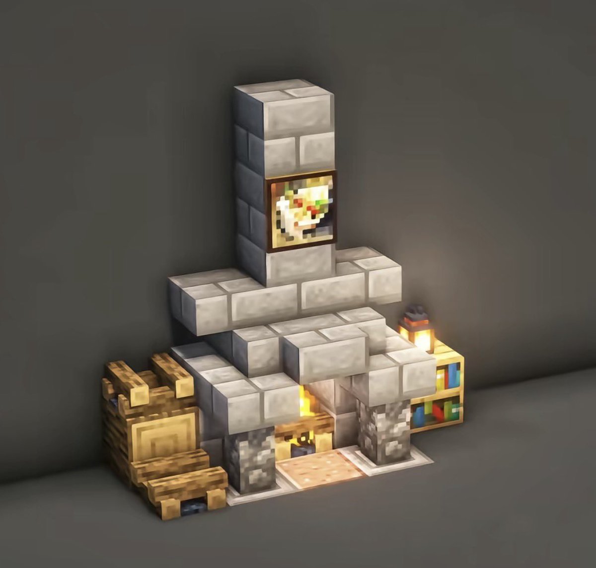 heheisig's tweet photo. Stunning Themed Minecraft Fireplace Designs https://t.co/43C7nNbtVQ