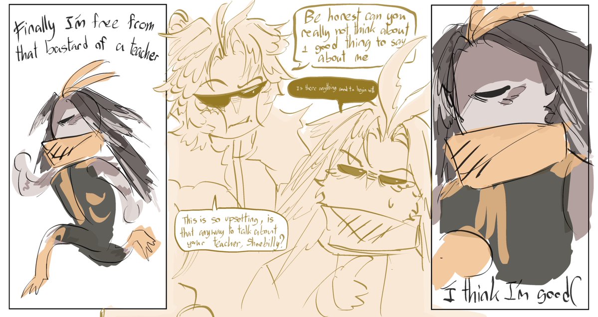 _Blankvoid's tweet photo. #ReverseAirstrikeDuo ( a thread )

Theo the mentor
Billy the mentee
(I'll update as I go on)
comic: 2/1

part 1: https://t.co/L5eJSGG9v3 https://t.co/dOEwhVuJPb