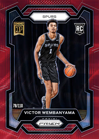 paninitracker's tweet photo. 🏀 Victor Wembanyama #78/110 SOLD for $600.00 (0.25 ETH)

2023-24 Panini NFT Prizm Basketball · Base Prizms Ruby Wave

Buyer: billoBanked 👤 https://t.co/HqaOGc4RC2

See more #VictorWembanyama for sale 👉 https://t.co/YCHzNitBL2

#whodoyoucollect #nft #PaniniNFT #PaniniBlockchain https://t.co/VCpooB5UBe