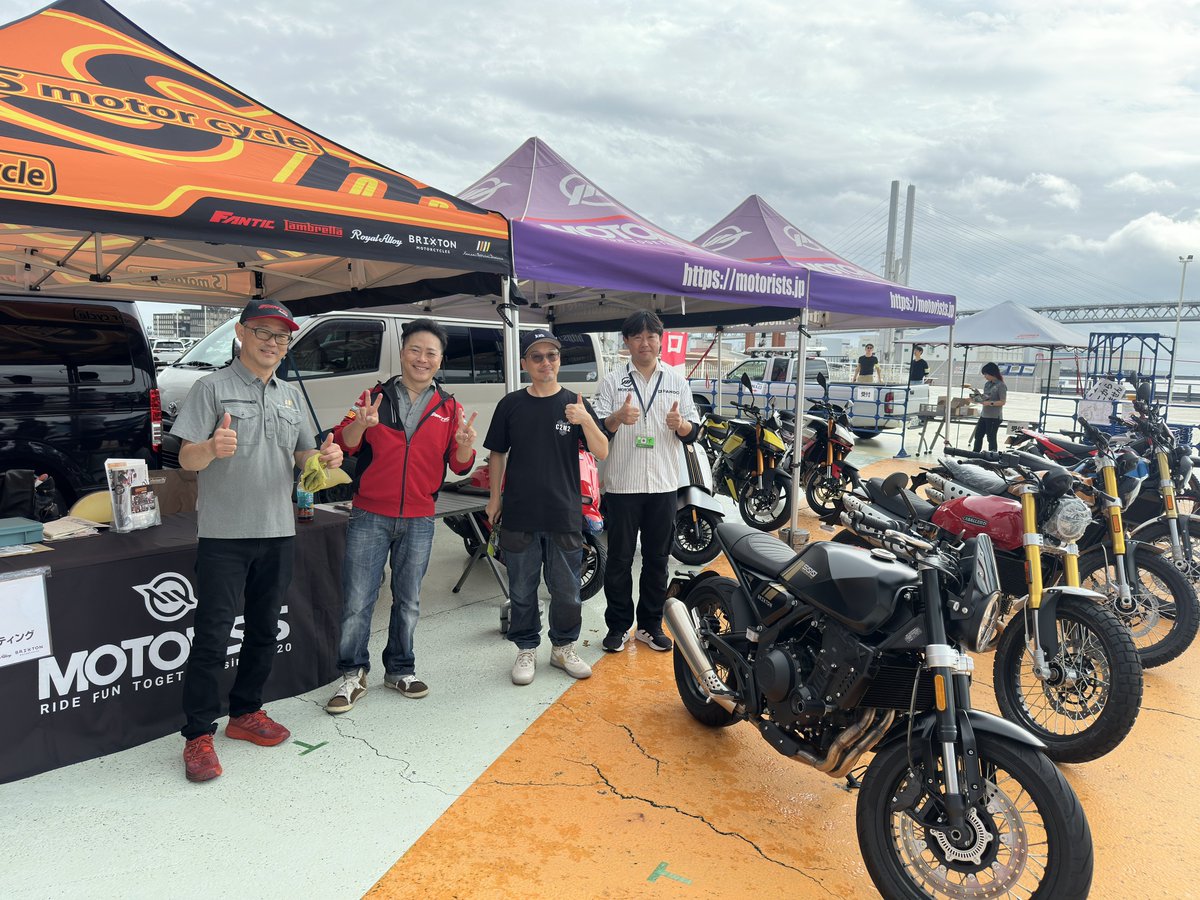 nobtree's tweet photo. 神戸楽しんだ！
MottoMoto KOBE2026色んな人に会えたし行ってよかった😊
@MOTORISTS17 @shinfac @smotorcycle7 @FanticJapan @hj_masunaga https://t.co/iqOqTURlqc