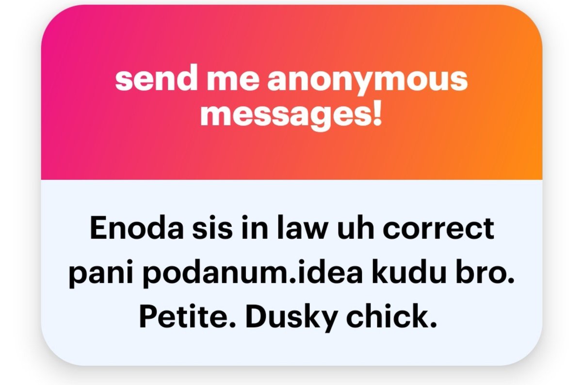 DarkAsai00's tweet photo. Ippudi ethumea sola ma correct pannaumunu solura dm va bro konjam details vachu idea 💡 tharan try panni papom correct 💯 aguralanu 🥵💦😅

Ngl link-https://t.co/mWQfblK95Y
Telegram id- https://t.co/tZ6IElegSq https://t.co/b1jl3daEgV