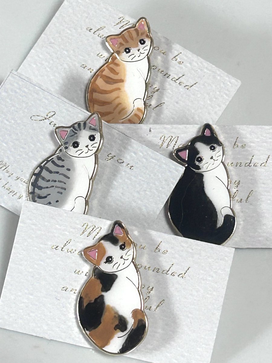 _applecoco's tweet photo. 開催中の
「にゃにまる おおさかねこだらけ展」
大阪近郊の皆様、お近くの皆様どうぞお立ち寄りください。
🐾🐾明日26日まで🐾🐾
（委託にて参加してます） https://t.co/kYsg1zMXSC