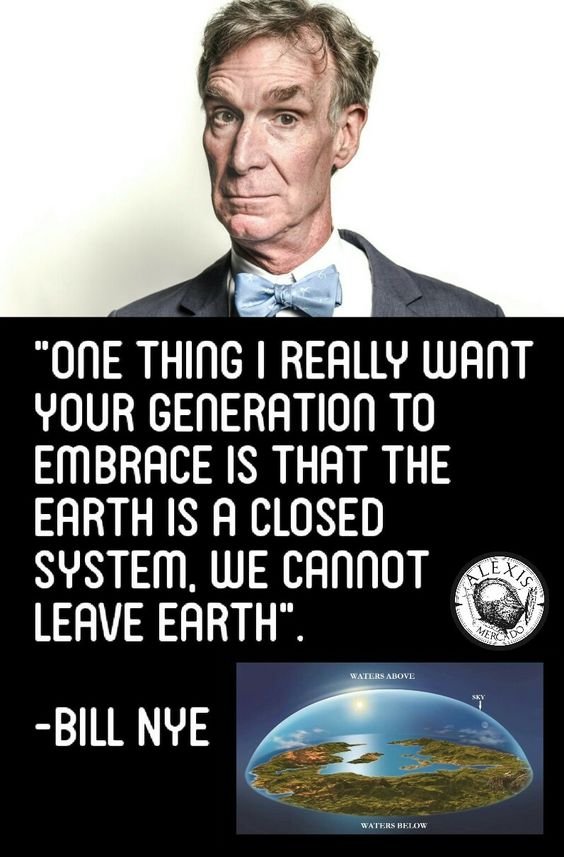 AdamLudacka's tweet photo. '...Earth is an enclosed system, we cannot leave earth.' https://t.co/T8G6hpKvBG