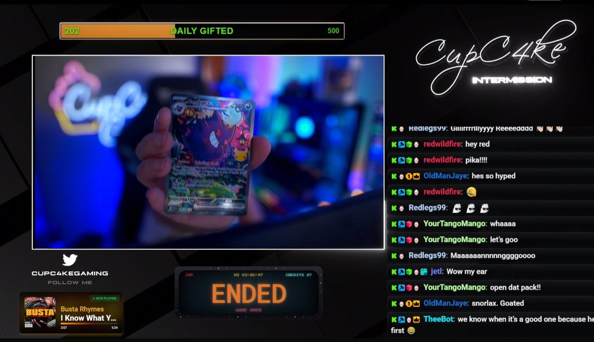 Cupc4keGaming's tweet photo. Opening Pokémon and gaming with my son tonight on stream was so special 🥰 Thank you for sharing in the moment and making his night! Much love 🫶 https://t.co/b5MDlmyj08