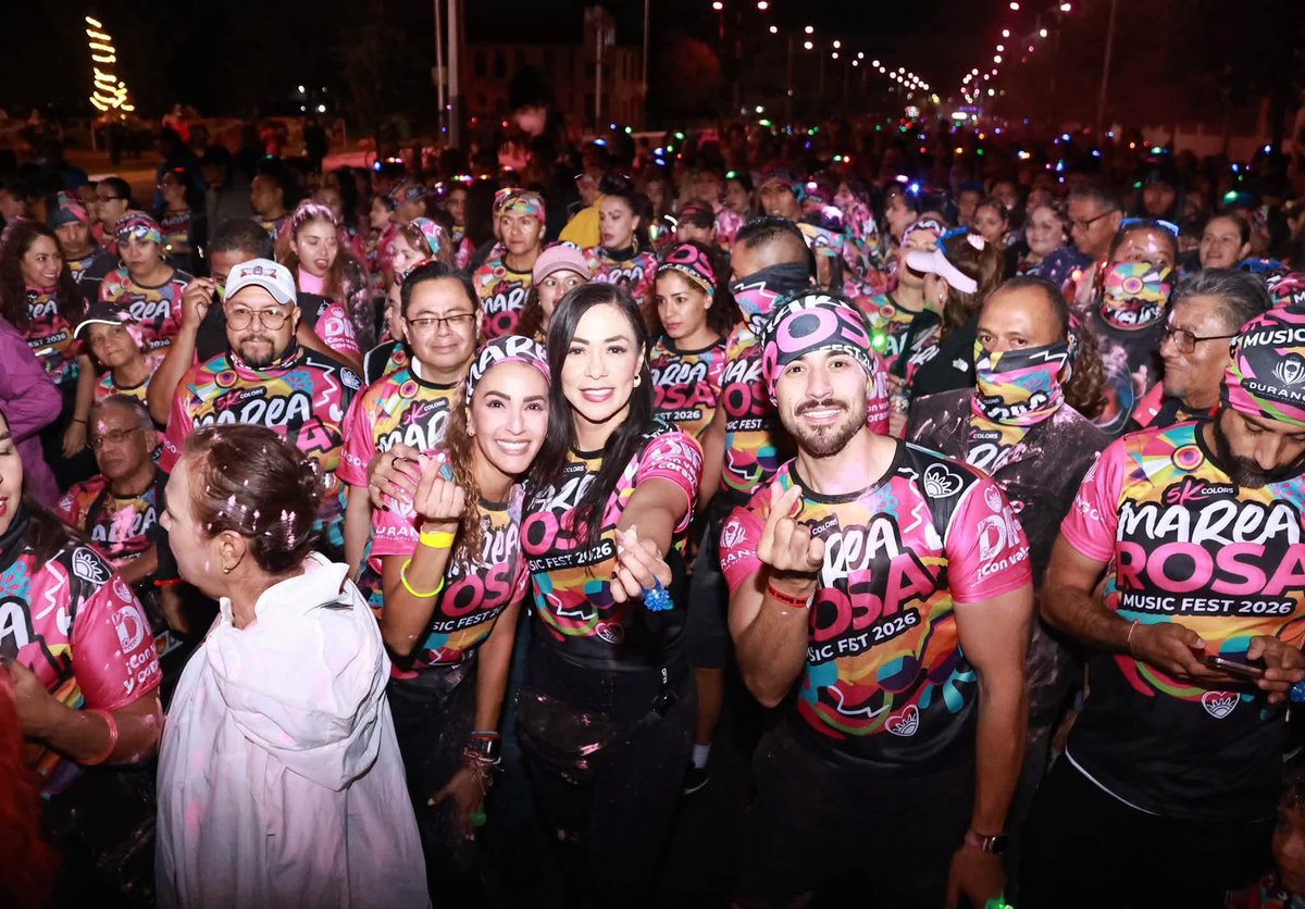 danisotto's tweet photo. ¡Qué bonito correr por una causa que nos une! 💗🏃🏻‍♀️

Disfrutamos muchísimo la Marea Rosa 2026, una gran carrera organizada por Marisol Rosso y el gran equipo de @DIF_Durango donde cada paso suma para una causa muy especial: apoyar la ampliación del área de quimioterapia del CECAN. 🎀

Gracias a todas las personas que hicieron posible este gran evento y a quienes se sumaron con el corazón. 

¡Nos vemos el próximo año! 💕✨
