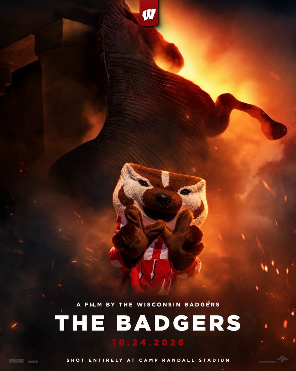 UWBadgers's tweet photo. Spoiler alert: The Trojans lose. https://t.co/84tjlMNL5v