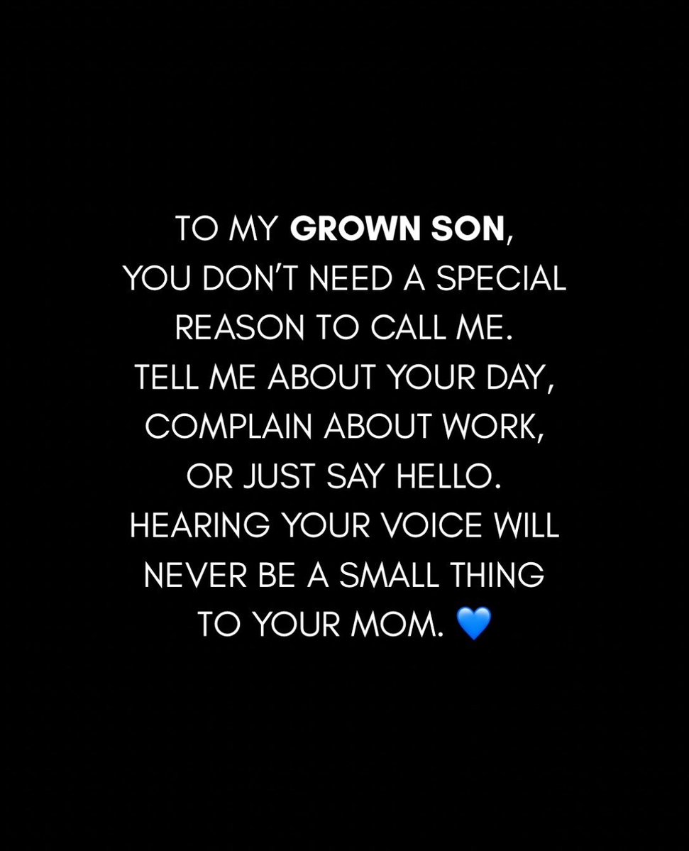 KapadiaShipra's tweet photo. To my Son 🫶🏼 🥰
#MotherSon #MothersLove #BoyMom #GrownSon #mothersonlove #Moms #MomMotivation #Motherhood #MomsOfTwitter #MomSon #mommy #ReminderForMySon #Motivation #ToMySon #sons #FriendlyReminder #ProudMom #MomOfBigs #DailyMotivation #EmptyNesters https://t.co/mTvfYvU5ng