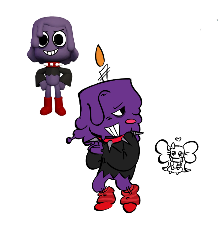 pinklung_real's tweet photo. I yumeship(?) with Waxwell and this is my yumeship
Im so scared to show thi 
#waxwell #dandysworld #yumeship https://t.co/4mmZklyDB4