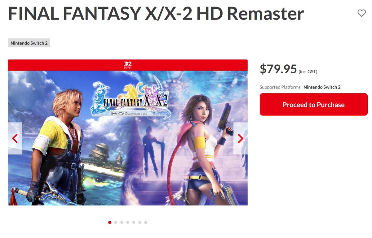 TropicalMaku's tweet photo. Honestly, its not just that. Its the fact Square Enix charges full price again for old ports on Switch 2 and almost offer no free upgrades or at reduced fee from Switch 1 versions. I would feel more compelled to upgrade if they did (even if its small fee).
https://t.co/tXMlqM2LUl https://t.co/SHz2LwpQoY