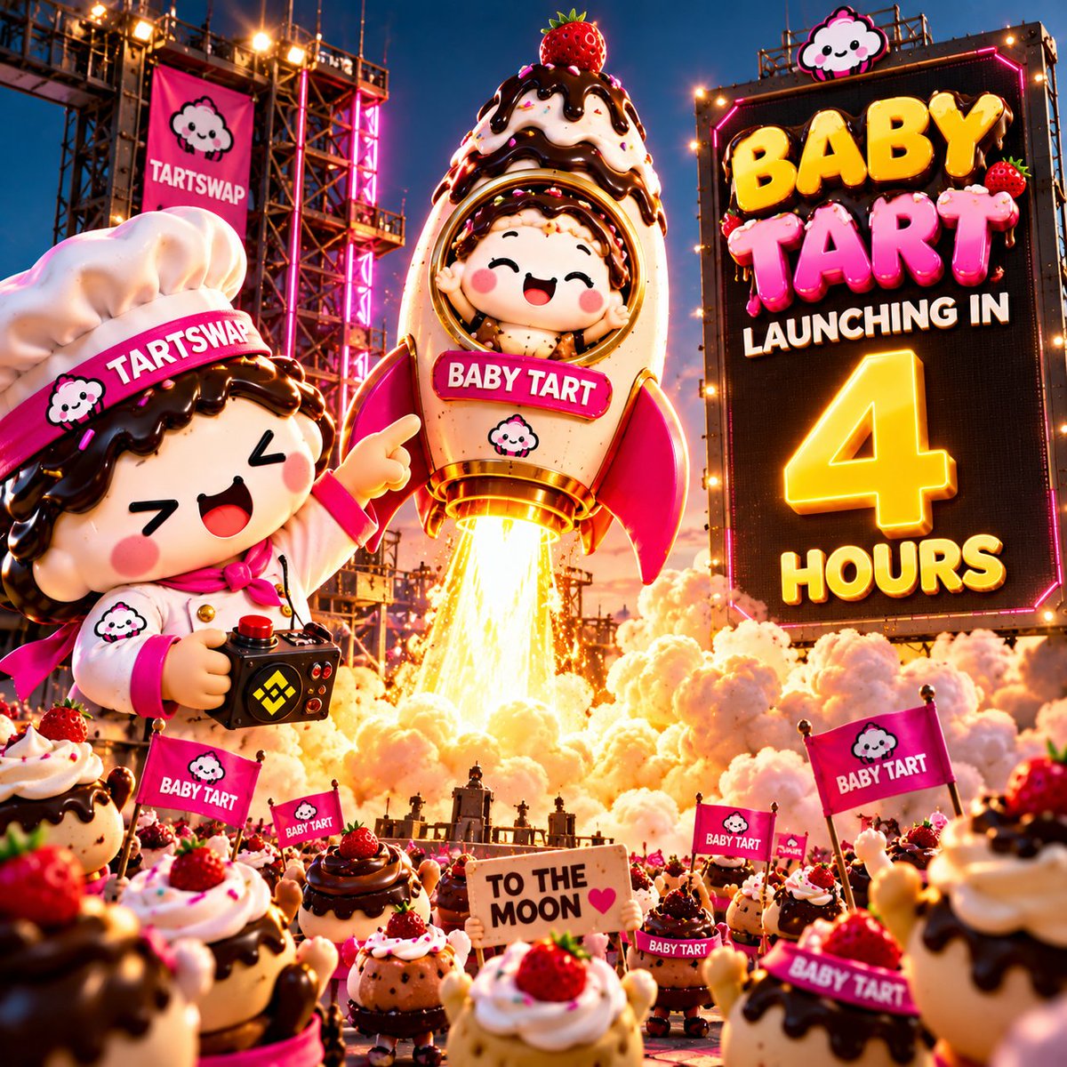 TARTSWAPARMY's tweet photo. BABY tart launching in 4 hours 

#bnb #tart https://t.co/vLz42grWzL