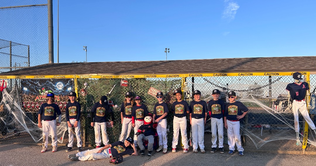 PerfectGameKC's tweet photo. The KC Athletics transformed the diamond into the Field of Screams this weekend at PGKC's Halloween Havoc. Great job As! https://t.co/5mUBcAWz9V
