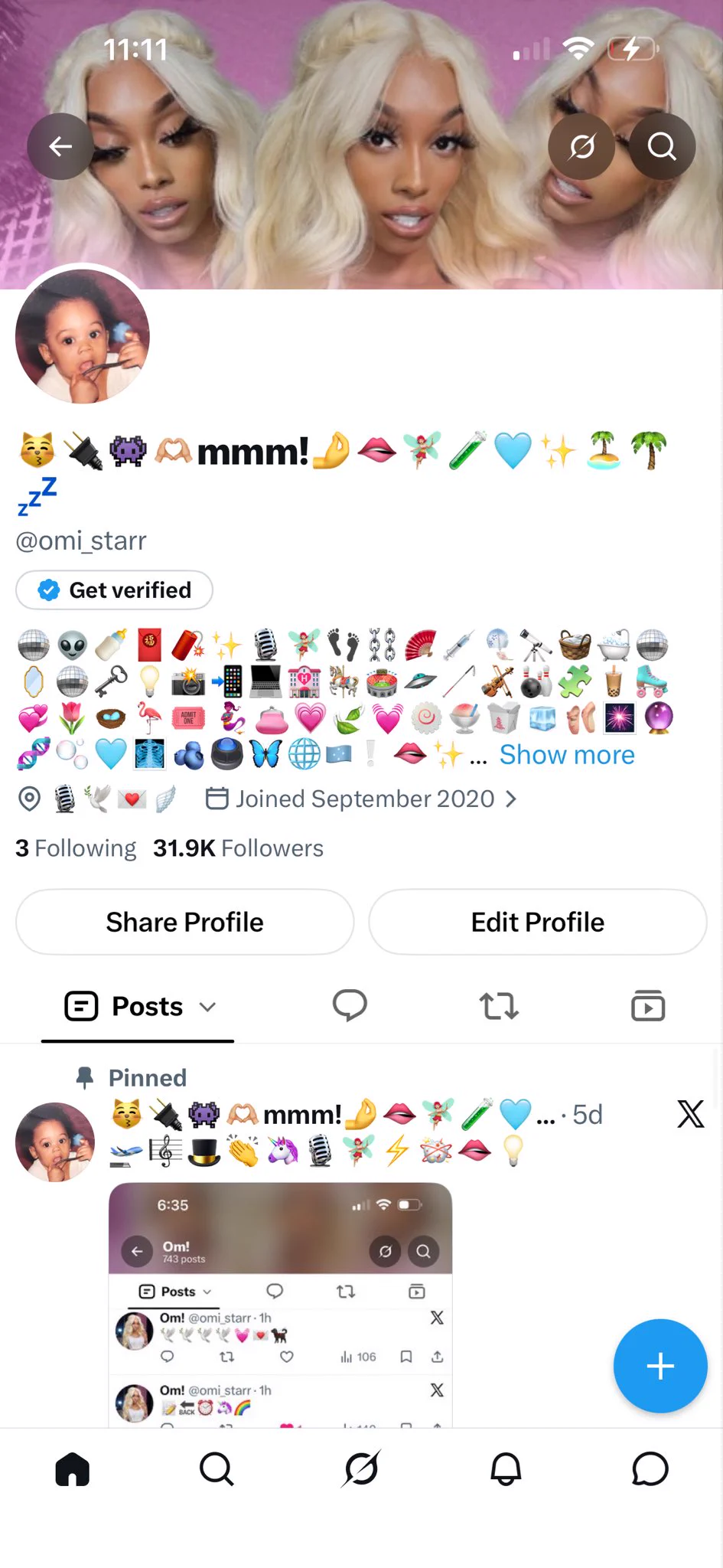 😽🔌👾🫶🏼mmm!🤌🫦🧚🏼‍♀️🧪🩵 🏝️🌴💤 on X: 