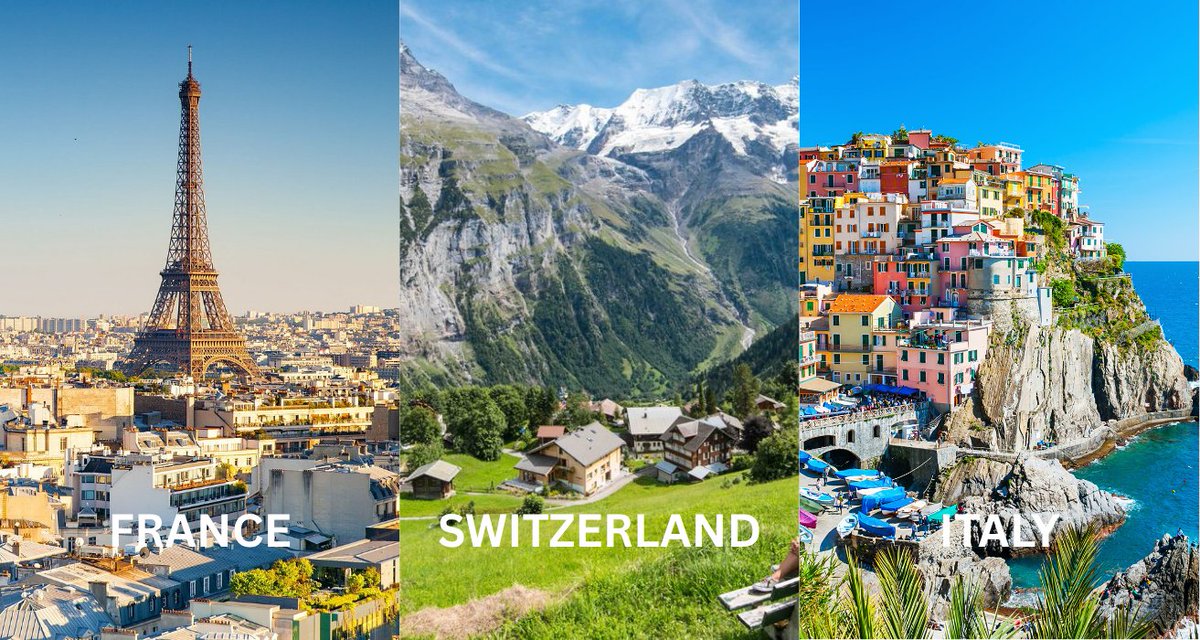 yajsherep's tweet photo. Pag yumaman ka, anong bansa sa Europe ang una mong gustong puntahan? ✈️

A. France
B. Switzerland
C. Italy https://t.co/QcvyvfZTQZ