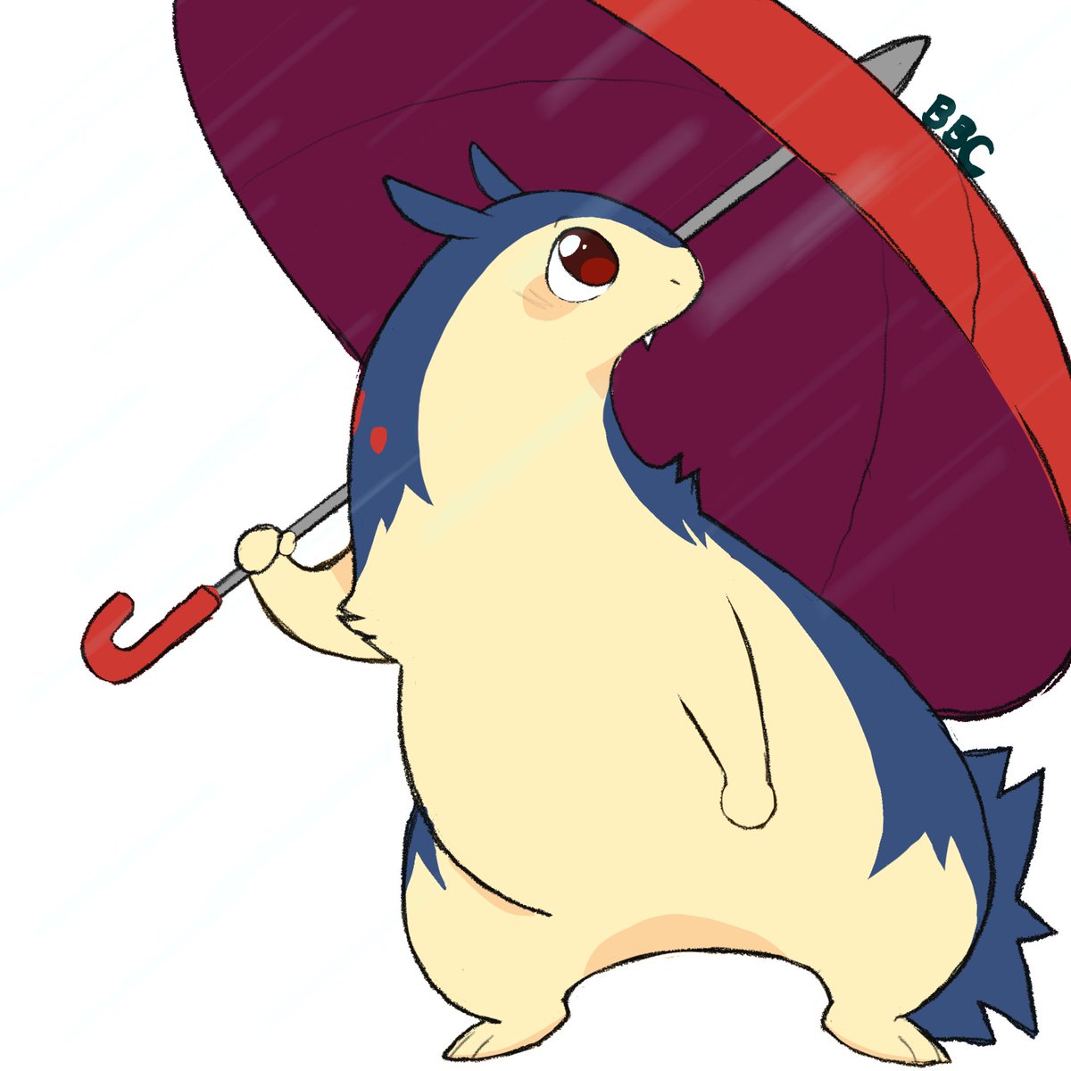 BoxedBluCritter's tweet photo. Rain days are coming ☔️
.
.
.
.
.
.
.
.
If you like plz give me a ♥️ and 🔁  💕
Thanks for the support !! 
#Typhlosion #Pokemon https://t.co/obGFekNhV3