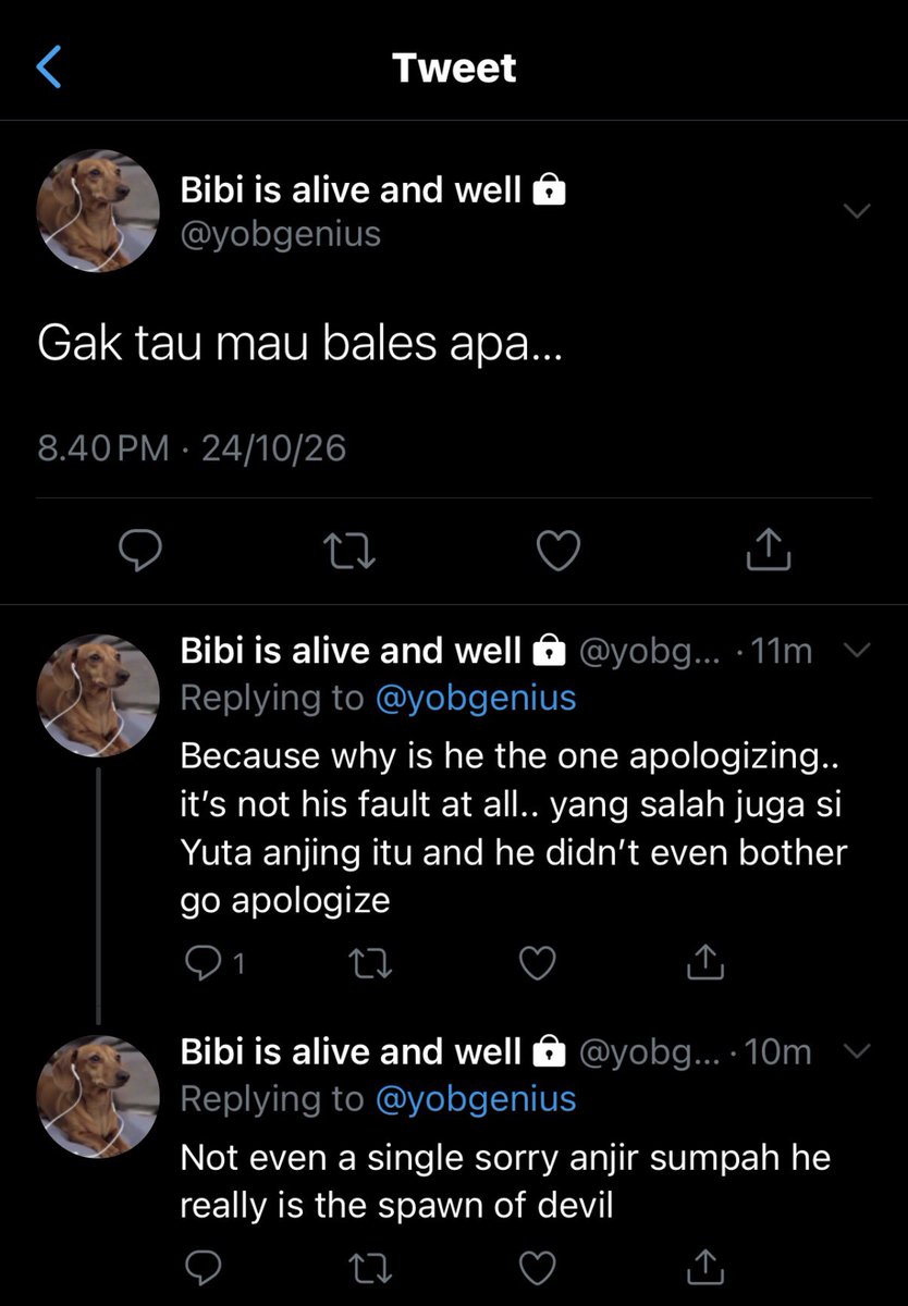 konobaik's tweet photo. No more YutaBibi okay? https://t.co/iAnrwLjjHD