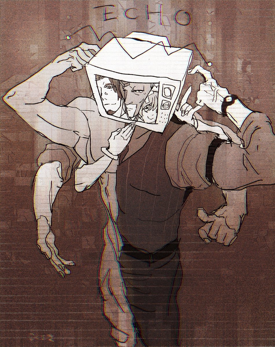 rakuyoki's tweet photo. FA：木綿さんのECHOカバー好きで描き描き https://t.co/ZyHfBHW9Pq