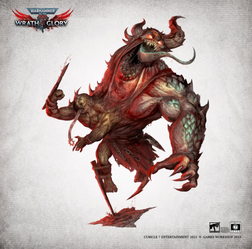 40kARTdotcom's tweet photo. Chaos Daemon Warhammer 40k art

Artist: @OrnirisTerensi https://t.co/jKvRaoq4O0