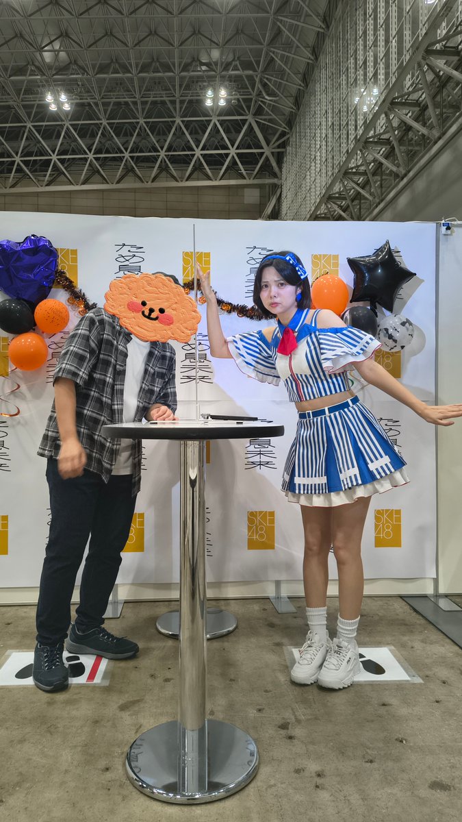 blackeyes_0902's tweet photo. SKE48 2ショット会 2026/10/25
#荒野姫楓 第2部 ②

め）ひめたん…今週疲れたよ…参ったよ…
ひ）わわわ、どうしたの？
め）世間を騒がせたPHPのやつでね…
ひ）ああ！あなたその業界だものね！　私が慰めるね…よしよし…

おかげでHPもMPも回復しました。
やっぱひめたんだなあ… https://t.co/l9HLtKooqD