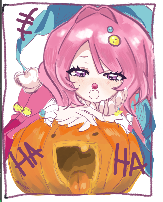 linzeebrah's tweet photo. clown oc (☆▽☆) #OC #Art #DigitalArt #Illustration https://t.co/P0HMPkNuc1