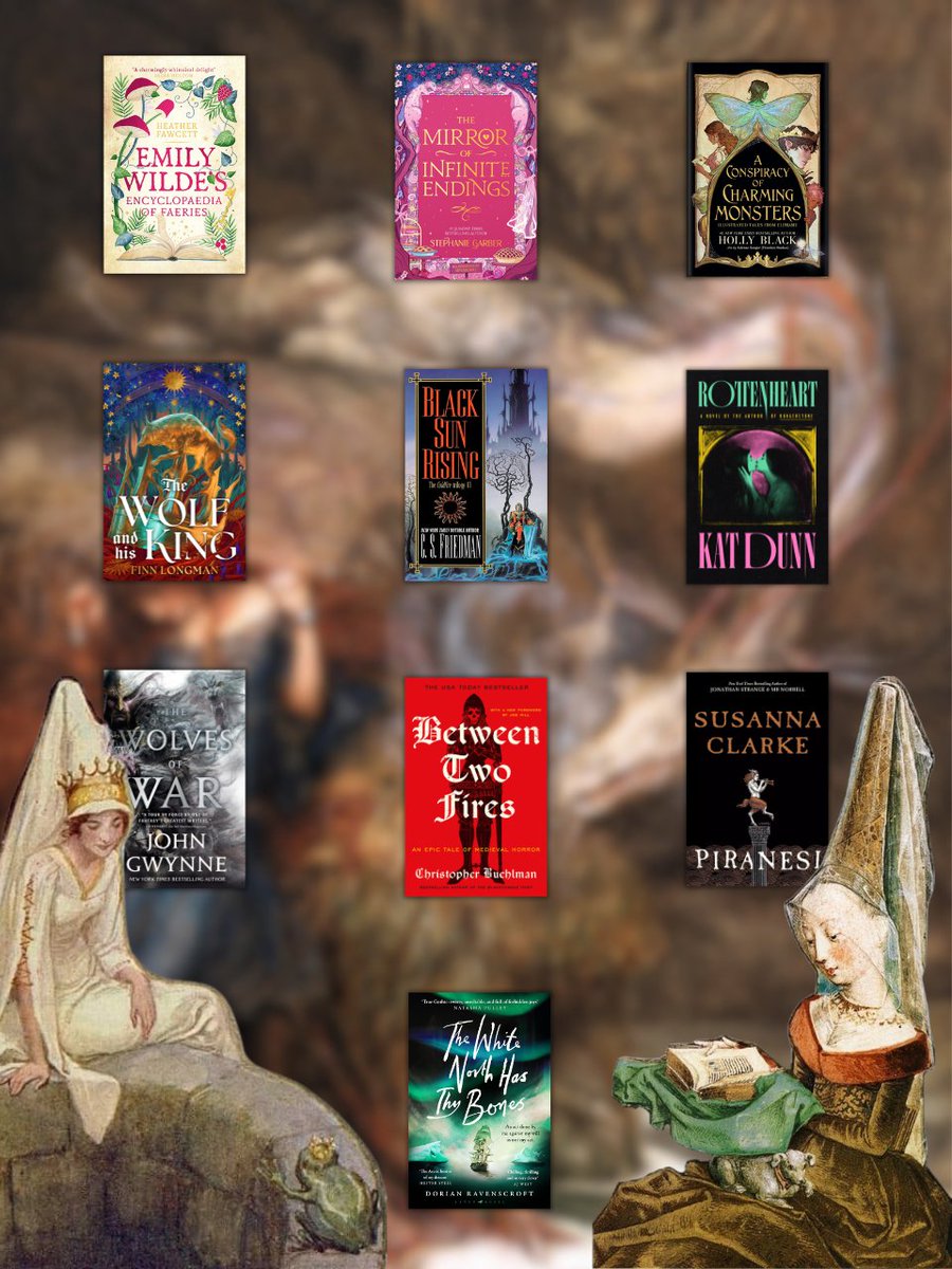 whimsydearest's tweet photo. 10 books I'd like to read before 2026 ends. I've been putting off Emily Wilde's Encyclopaedia of Faeries and Piranesi for way too long. https://t.co/ohD7vMLHjH