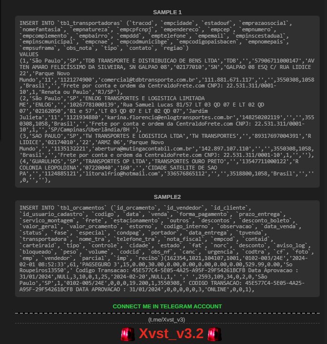 TheThreatWire's tweet photo. Brazilian PlaceIn Platform Database Allegedly Offered for Sale

Threat actor Xvst claims to be selling a database allegedly associated with PlaceIn, a Brazilian business and content management platform. The 768MB SQL database reportedly contains more than 4.29 million records across 105 tables, including system logs, quotations, documents, contacts, addresses, payment records, invoices and logistics data.

Organization: PlaceIn
Country: Brazil
Sector: Business Management / CMS / ERP
Threat Actor: Xvst
Incident: Alleged Database Sale
Status: Unverified Claim
Source: PwnForums

#CyberSecurity #DataBreach #Brazil #DataLeak #ERP #ThreatIntel