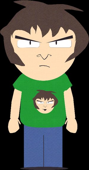 Thoseofthekn482's tweet photo. 6ty grader is one of the funniest south park character designs cause why would you wear a shirt with your face on it https://t.co/XKT7WiajsT