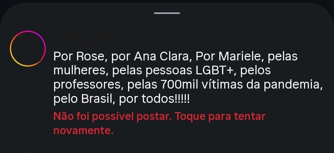 camilavslv's tweet photo. @tuitevictor Gnt n tô conseguindo comentar em nada no insta https://t.co/3y7Ui7HV91