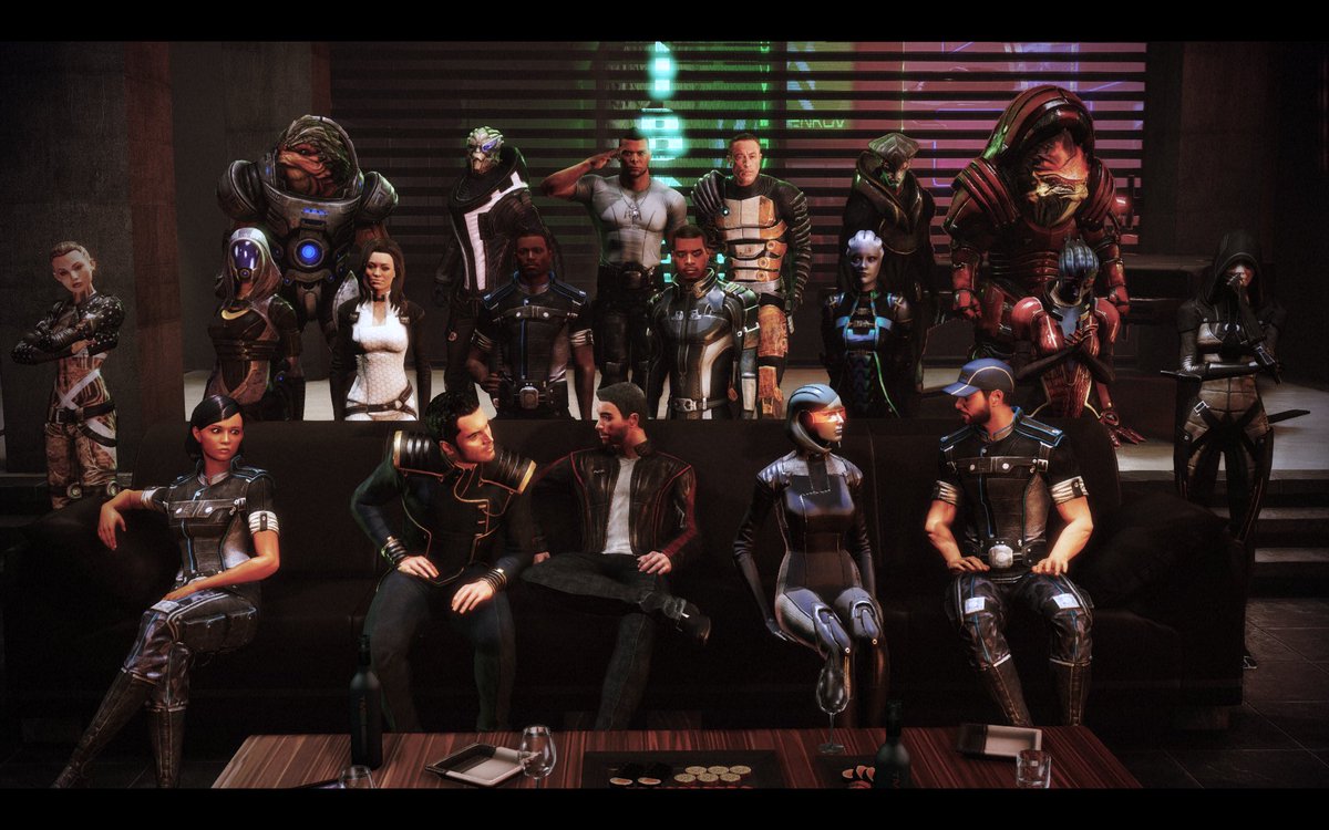 Dare_bear3's tweet photo. #SaveMassEffect 
#MassEffectIsAlive 
#MassEffectLives  

I want to have more moment like this and the movie night from #MassEffectAndromea. #EA needs to give #MassEffectuniverse a chance! https://t.co/HZx3x3YYp3