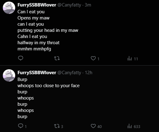 Canyfatty's tweet photo. I love abusing a gimmick https://t.co/apKN6RWwcq