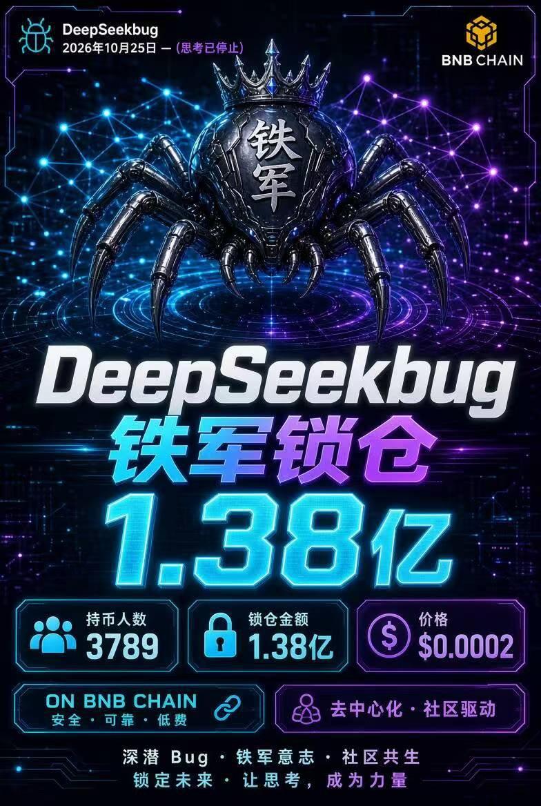 DKFK1688's tweet photo. 币安广场各大主播联合CTO的Meme 币 $deepseekbug空投抽奖来了！

最近看到不少朋友在关注 $deepseekbug，今天简单搞个福利。

随机抽 50份空投奖励 🎉

参与方式很简单：

1️⃣ 关注我和 @lxtx520
2️⃣ 点赞 + 转发这条帖子
3️⃣ 评论区留下你的 BSC地址
🎁 50份随机空投，开奖后统一发放。

合约地址：0xce3b17123b2d650c5a57ab6bbdc4d40e42487777                     就这么简单，祝大家好运，看看这次谁能抽中！🍀🔥DeepSeekbug｜九天沉淀，筑底完成，趋势启动！
从上线到现在 9 天，3.69k 持币地址稳步积累，共识在悄悄生长。
K 线走出清晰筑底结构，4 小时周期放量抬升，行情已经开始兑现。

我们不靠画饼造势，靠一群真正的同行者共建：
有人深耕技术、有人输出内容、有人组织活动、有人持续分享。
🤝不止围观，而是参与
💡不止提想法，而是一起解决问题
🌱不止空谈远景，从当下落地实事

DeepSeekbug：修复 Bug，进化自己，记录人生。
认同是起点，行动凝聚共识，时间见证成长🐛
同频的伙伴，欢迎一起上车共建！

#deepseekbug