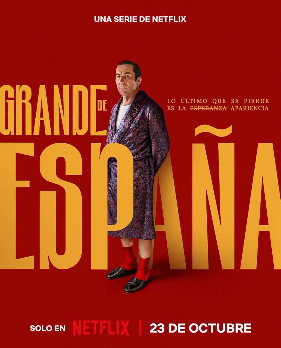 Diegol_76's tweet photo. Terminada ayer @NetflixES 
#GrandeDeEspaña 📺🛋
#AntonioDeLaTorre #AlexandraJimenez #CeliaDeMolina 
Una comedia fácil de ver y divertida en el plano irónico. 
Cuenta con un reparto brillante. https://t.co/mkI49OmXiJ