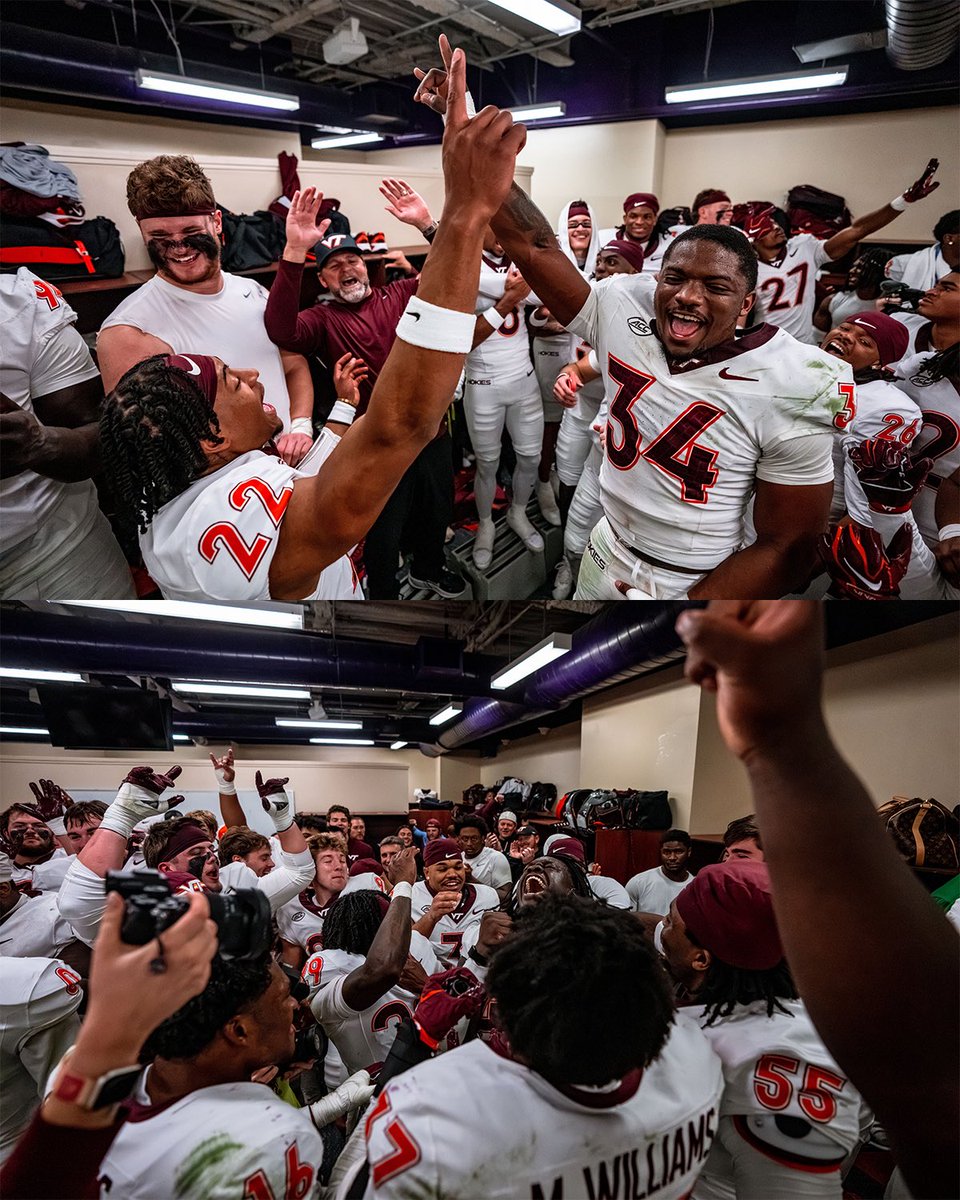 HokiesFB's tweet photo. Death Valley Dub 🔥

#LetsGoHokies https://t.co/M2lgHtllPk