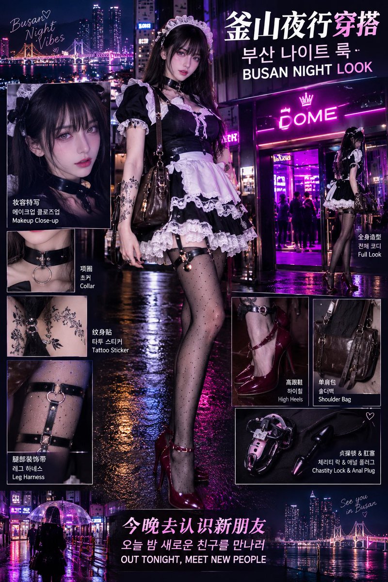 XiXimgcd's tweet photo. 🇨🇳 10.29—10.31｜釜山见 🖤
万圣节周末，文文降临釜山！
想认识有趣的新朋友！✨

🇰🇷 10.29—10.31｜부산에서 만나요 🖤
할로윈 주말, 시크한 퀸 룩으로 등장할게요.
새로운 친구들을 만나고 싶어요. 먼저 인사해 줄래요? ✨

#釜山 #男娘 #伪娘 #女装 #Busan #Femboy #Crossdresser https://t.co/ed2D6yDOjC