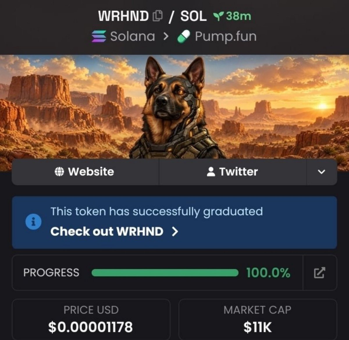 Kaan_Capitug0's tweet photo. WRHND๐ฅ $WRHND AT JUST $11K MC! ๐๐
Early eyes catch new opportunities. Keep $WRHND on your radar! ๐
๐ฉ Serious about early calls? DM me โEARLY.โ
๐ Link in bio โ click to join!
CA: "hFF4rkdzsaoYhkz4dGEQepGmHCBTVFFCoaLXbJqpump"
#WRHND #Solana #Memecoin https://t.co/ZMIKCGRSRm