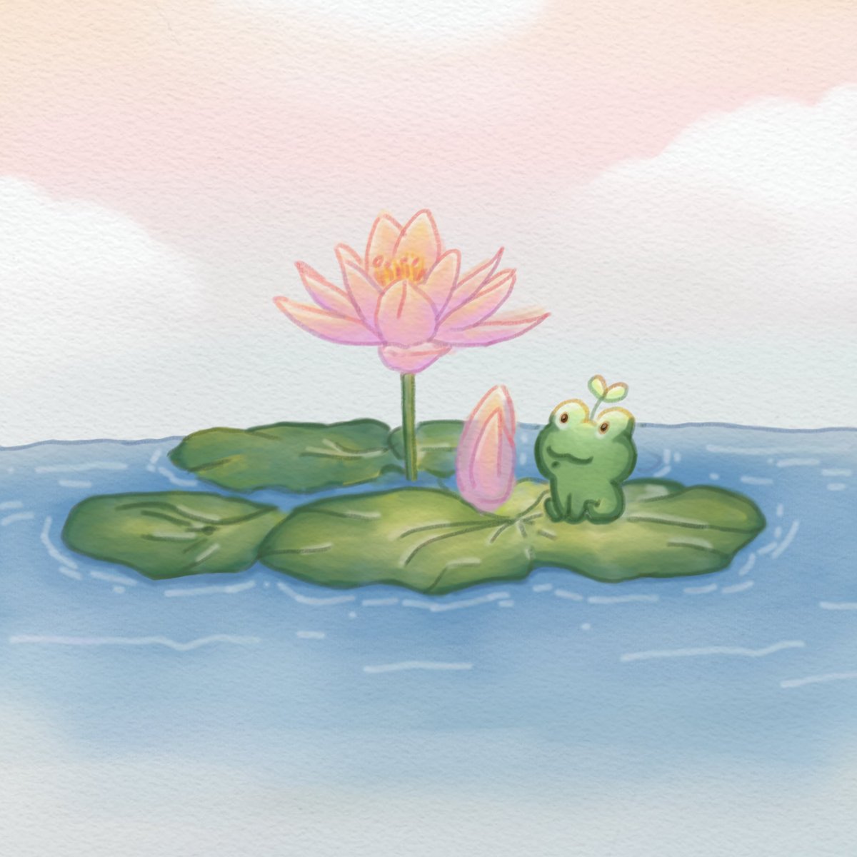 Hibarinnnn001's tweet photo. เทสกบน้อยกับบรัชสีน้ำ🐸 https://t.co/oK1KbiB390