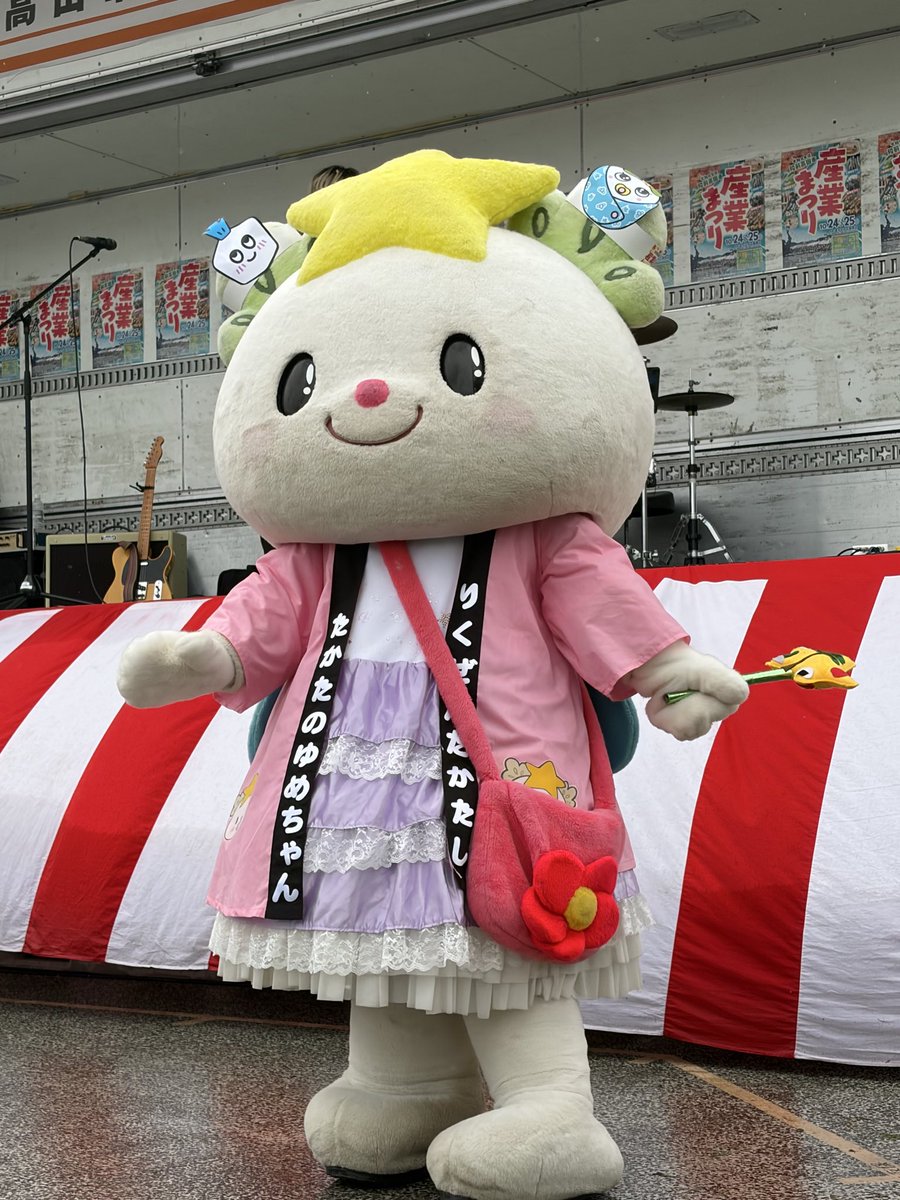 momokani1031's tweet photo. ゆめちゃん久しぶりに会ってきました〜☆
久しぶりに会えてうれしいです☆

#たかたのゆめちゃん
#陸前高田市産業まつり2026 https://t.co/9joKJMWqS2