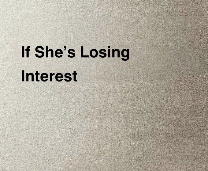 TheMimuAI's tweet photo. If She’s Losing interest:

-Thread-🧵 https://t.co/1tV91HHKrn