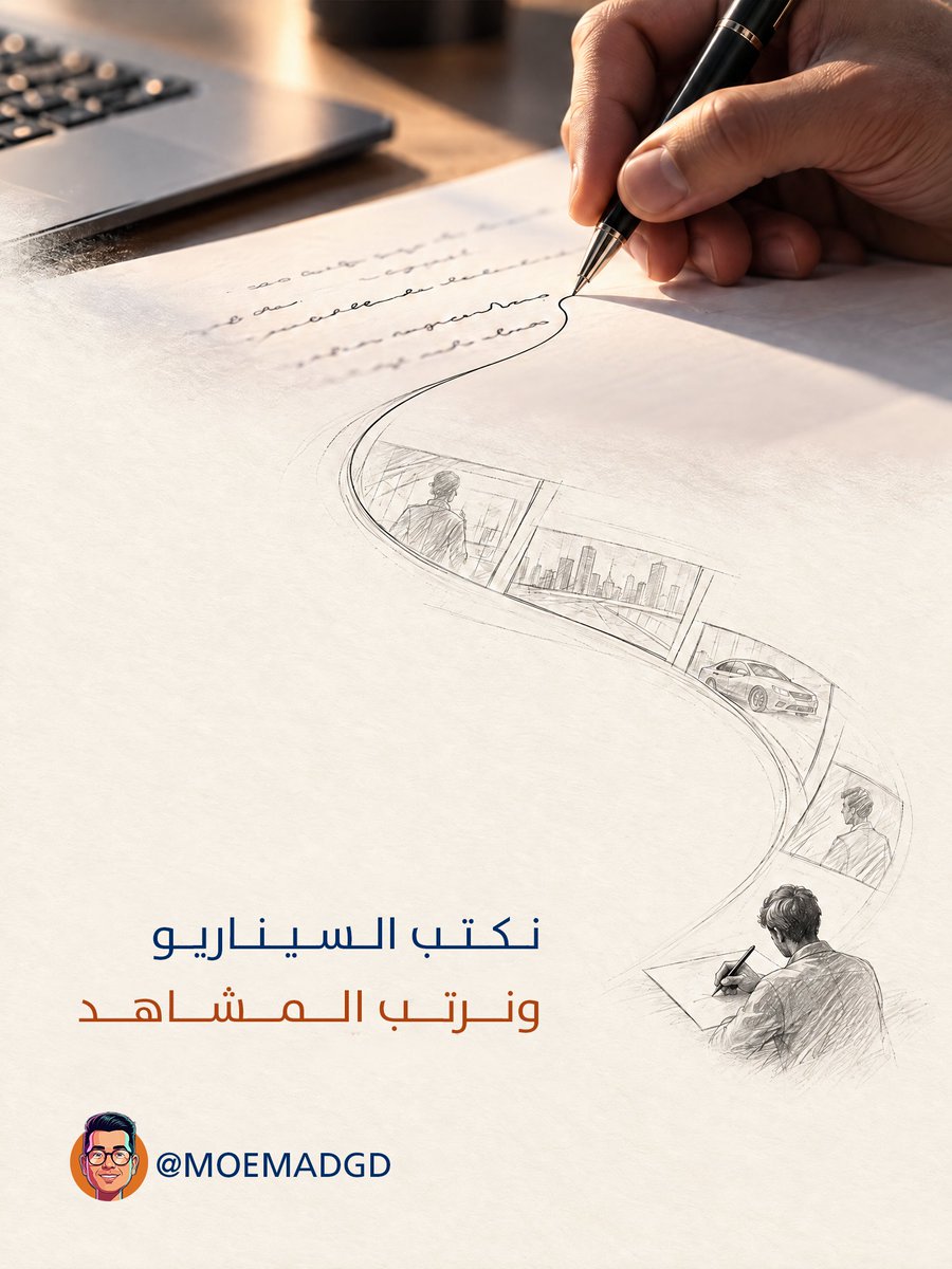 MoEmadGD's tweet photo. من فكرتك إلى فيديو متكامل 👌🏽

نفهم هدفك 💡 نكتب السيناريو 🗒️
نسوي التعليق الصوتي 🎙️ ونبدأ التنفيذ 💻

عندك فكرة 📩 كلمني ونبدأ https://t.co/yM4pU5BvqG