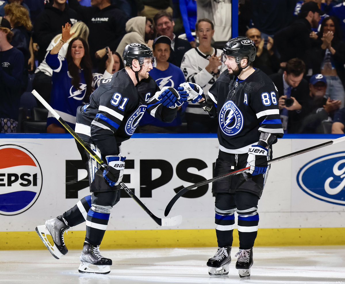 Gabby_Shirley_'s tweet photo. Nikita Kucherov, who becomes Tampa Bay Lightning’s all time leading scorer tonight passing Steven Stamkos, on the impact Stamkos had on him and his career: “He's been really good on and off the ice and he's the reason why I have so many points. He's been putting them in the net so many times and I had such a great time playing with him and having him on the power play. He's been a big part of my success and I can't thank him enough. He’s just a great guy”
