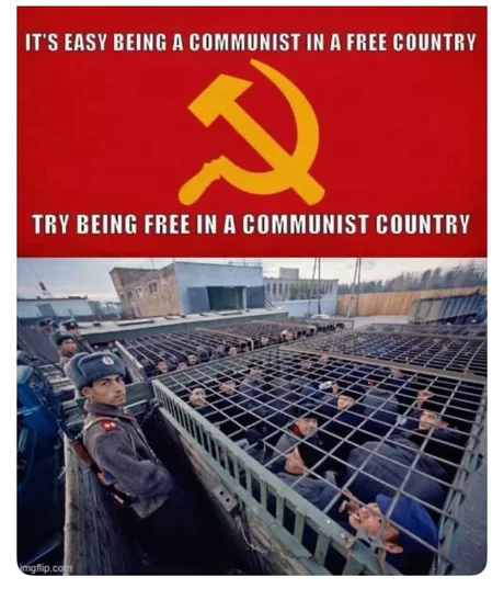 AmericanMan70's tweet photo. This is what #VoteBlueToSaveAmerica will bring. Democrats have been overrun by socialists. If you really want to stand against communism #VoteRedToSaveAmerica https://t.co/IS5TGpQxm6