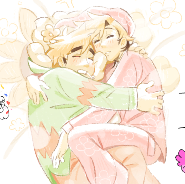 oh_gh0st's tweet photo. goldery from magma oomfs did.... sleepy time together https://t.co/t9eHeO8WFB