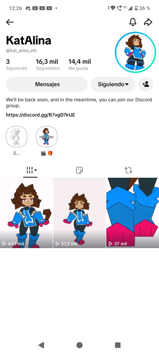 Bonescraft_'s tweet photo. hace tiempo se hizo viral una versión de kit bodega con un diseño diferente con traje azul llamada Kat cuyos videos se hicieron virales hasta que se descubrió que sus animaciones eran hechas con IA.

Ahora me salió está otra versión que parece ser la misma cuenta (+) https://t.co/WlEHY5JsPK