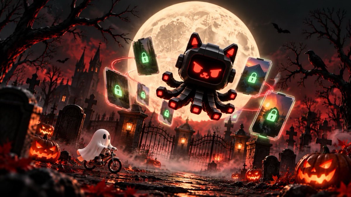 losmaglor's tweet photo. Halloween has officially arrived at Octoshield. 🎃

Just launched our Halloween special event on the App Store.

A little spooky season touch for your private photo vault. 👻

Check it out:
https://t.co/bmpJtbVqnG

#BuildInPublic #IndieDev #Halloween https://t.co/bwvxntCVBt