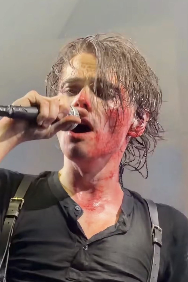 uunseenmirror's tweet photo. that shirt. the suspenders. the blood. they may as well be wearing lingerie https://t.co/CSEbskTdvL