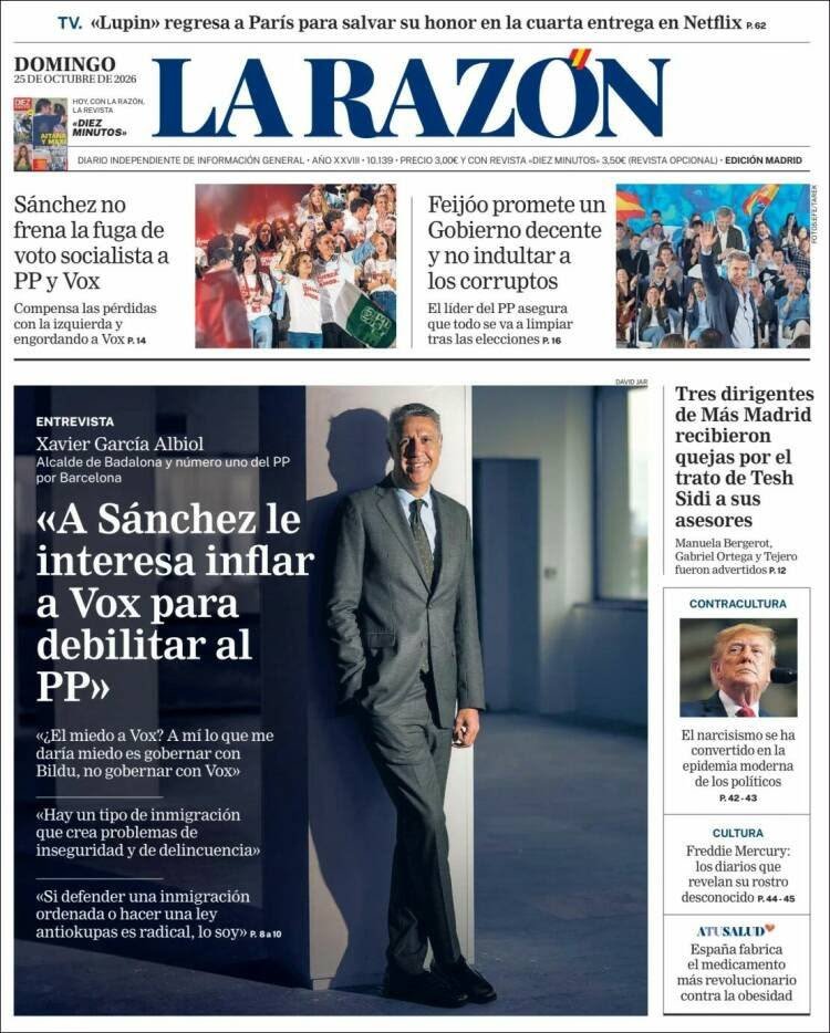 Santi_ABASCAL's tweet photo. Ya está el PP con los argumentos falaces de julio de 2023
Lo cierto es que desde entonces solamente el creciente apoyo a VOX garantiza la alternativa. https://t.co/t1bkjBolAR