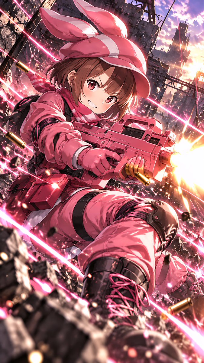 4XwYlcAfyc22328's tweet photo. 【スクワッド・ジャム開始!⚔️みんな、私のスピードに付いてきて!🌸】
「ピーちゃん、ターゲット補足!ねえ、みんな。今日の私は一味違うんだから!
もし邪魔する奴がいたら……ふふ、超高速で全員まとめてハチの巣にしちゃうぞ❤️」
#GGO #レン https://t.co/Z4oUsIvurj